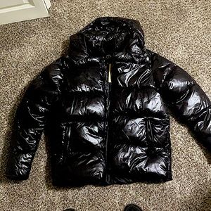 Black Puffer Coat (New)